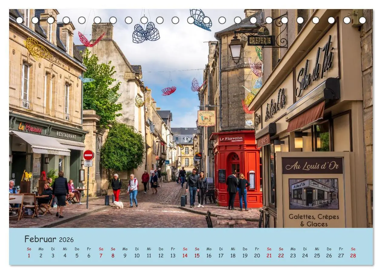 Bild: 9783516216257 | Unterwegs in der Normandie (Tischkalender 2026 DIN A5 quer),...