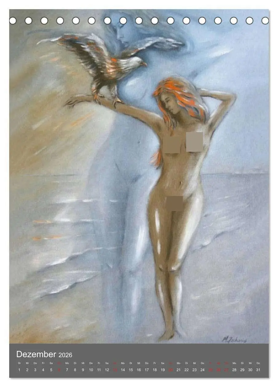 Bild: 9783516386257 | Kunst und Erotik 2026 (Tischkalender 2026 DIN A5 hoch), CALVENDO...