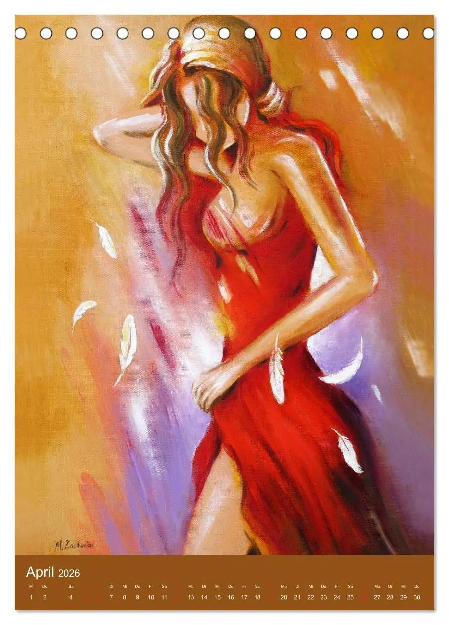 Bild: 9783516386257 | Kunst und Erotik 2026 (Tischkalender 2026 DIN A5 hoch), CALVENDO...