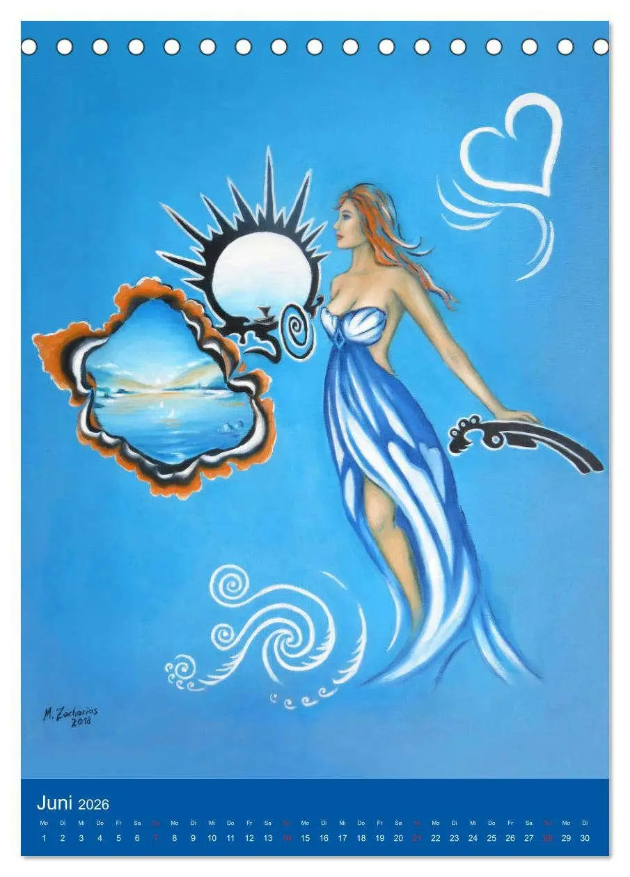 Bild: 9783516386257 | Kunst und Erotik 2026 (Tischkalender 2026 DIN A5 hoch), CALVENDO...