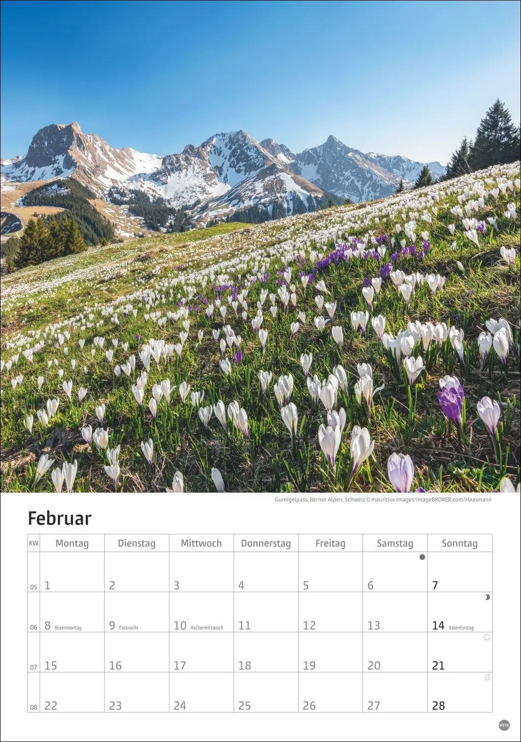 Bild: 9783756416257 | Alpen Kalender 2027 | Heye | Kalender | Spiralbindung | 13 S. | 2027