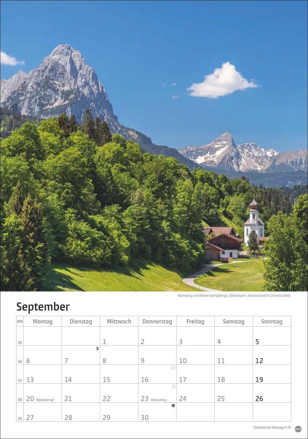 Bild: 9783756416257 | Alpen Kalender 2027 | Heye | Kalender | Spiralbindung | 13 S. | 2027