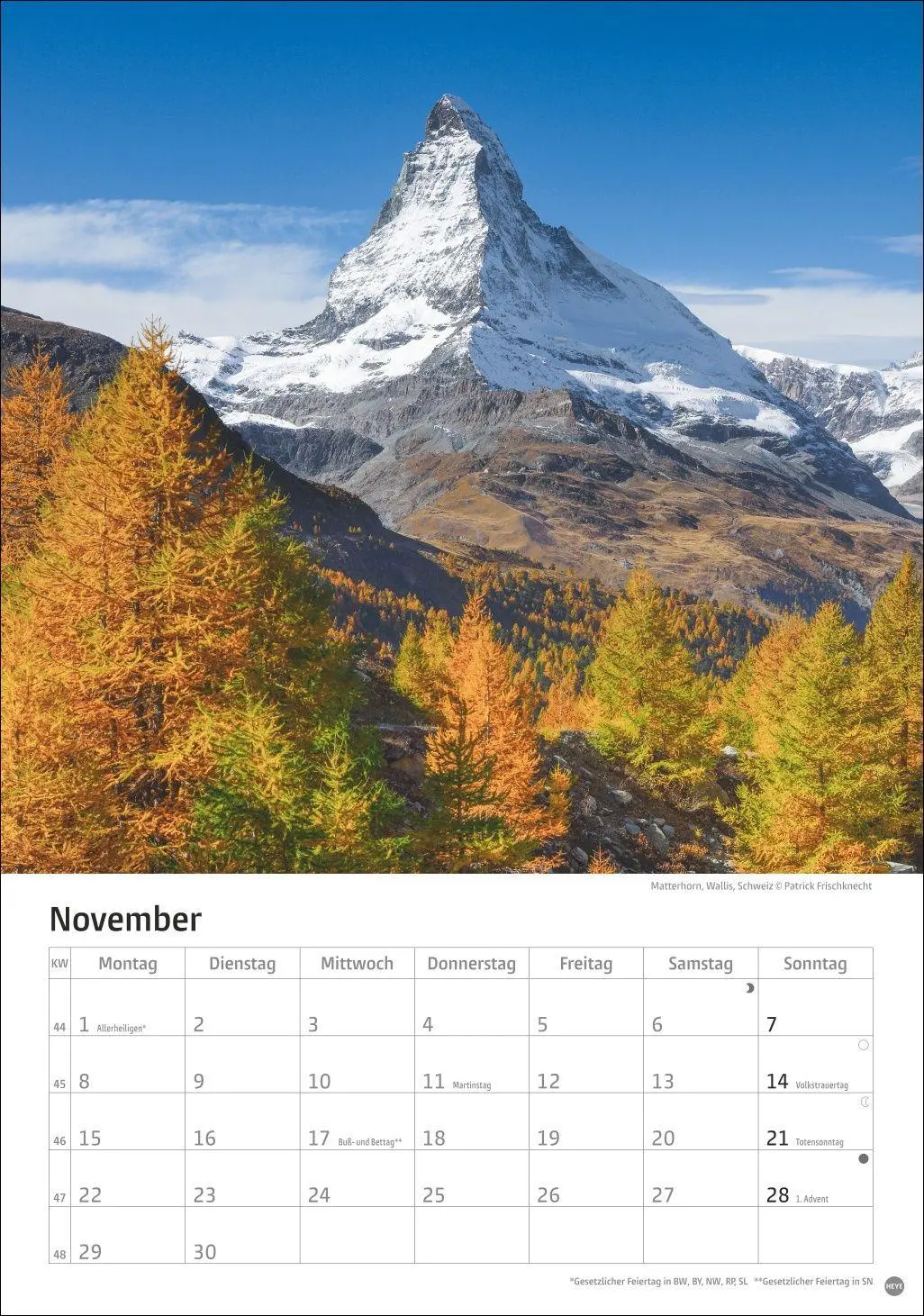 Bild: 9783756416257 | Alpen Kalender 2027 | Heye | Kalender | Spiralbindung | 13 S. | 2027
