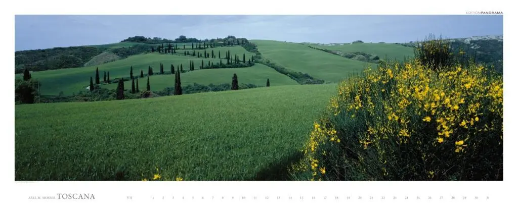 Bild: 9783832026257 | Toscana - Kalender immerwährend | Kalender | Spiralbindung | Deutsch
