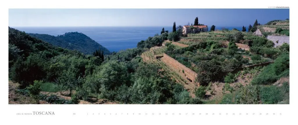 Bild: 9783832026257 | Toscana - Kalender immerwährend | Kalender | Spiralbindung | Deutsch