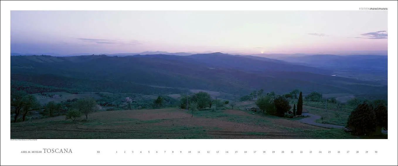 Bild: 9783832026257 | Toscana - Kalender immerwährend | Kalender | Spiralbindung | Deutsch