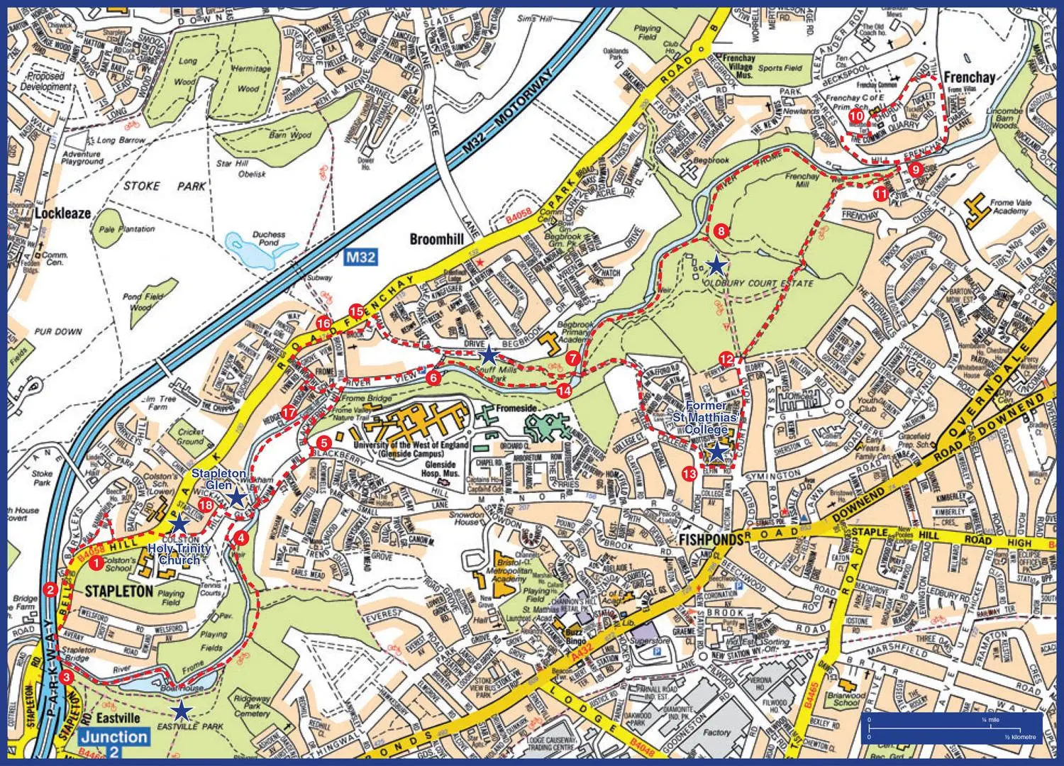 Bild: 9780008496357 | A -Z Bristol &amp; Bath Hidden Walks | Michael Wilberforce (u. a.) | Buch