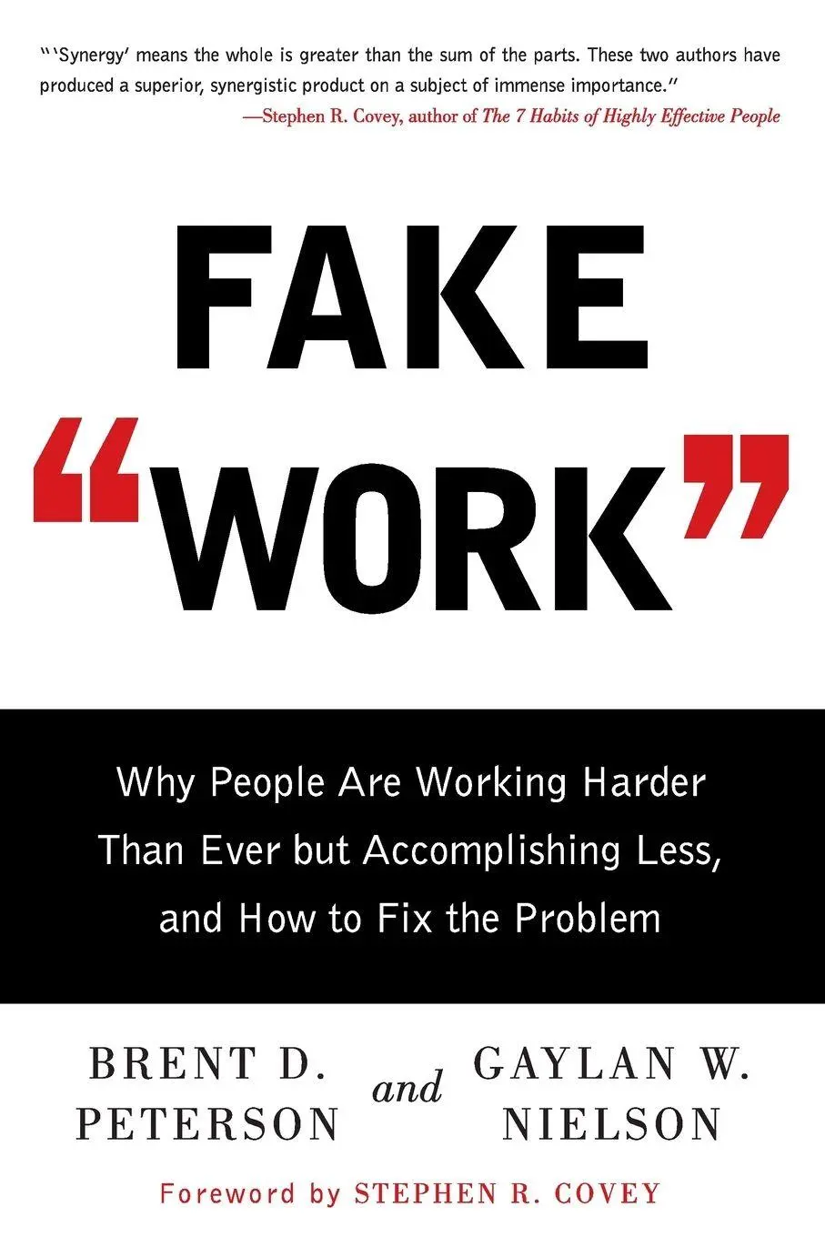 Cover: 9781416586357 | Fake Work | Brent D. Peterson (u. a.) | Taschenbuch | No Series | 2014