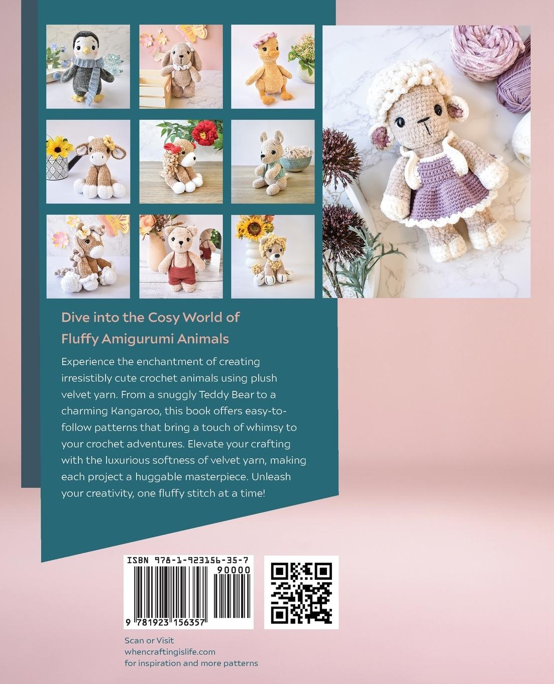 Rückseite: 9781923156357 | Fluffy Amigurumi Animals | Christine Marvill | Taschenbuch | Englisch