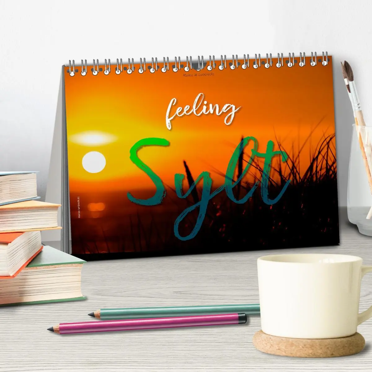 Bild: 9783457596357 | feeling Sylt (Tischkalender 2026 DIN A5 quer), CALVENDO Monatskalender