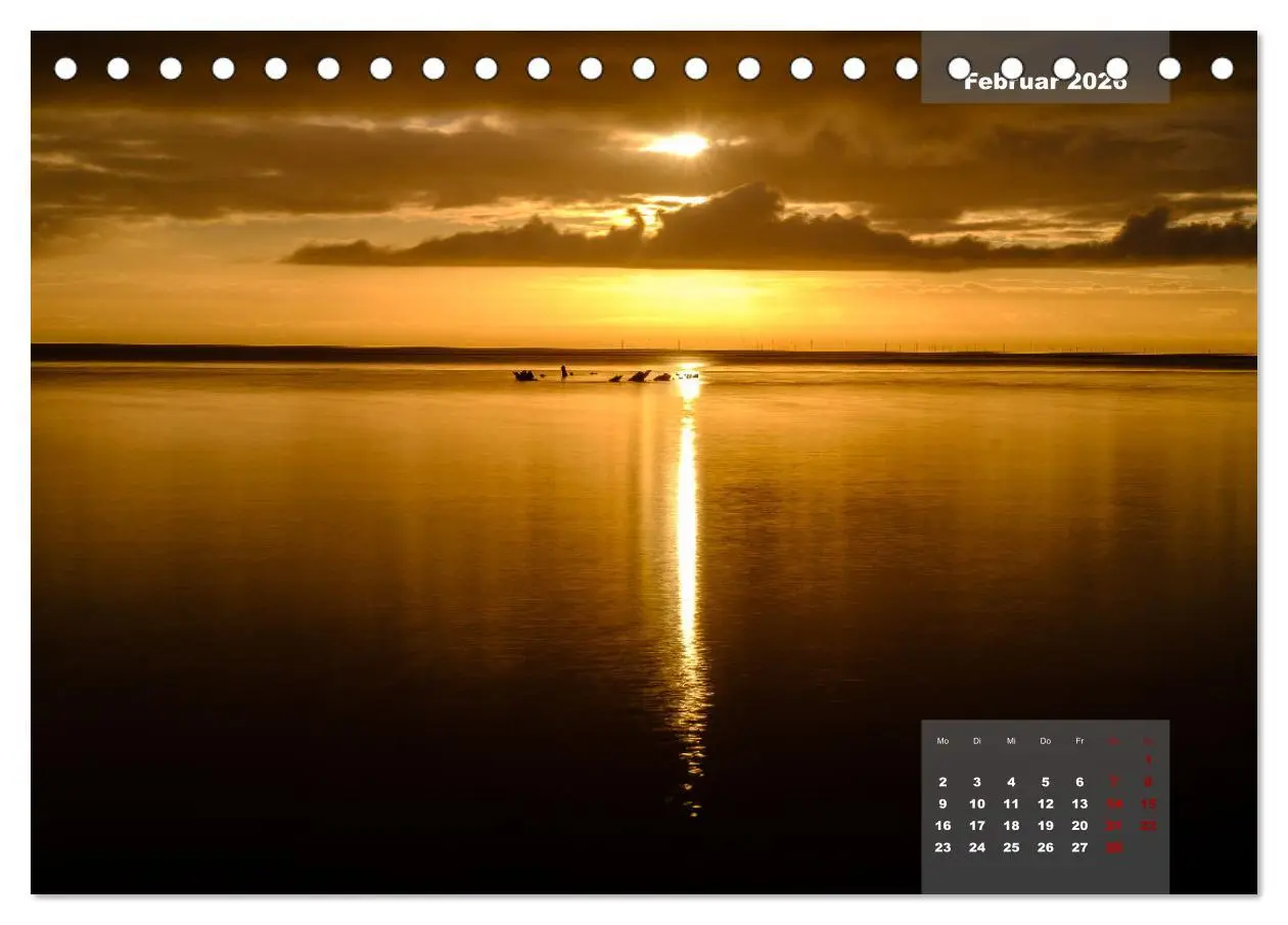 Bild: 9783457596357 | feeling Sylt (Tischkalender 2026 DIN A5 quer), CALVENDO Monatskalender