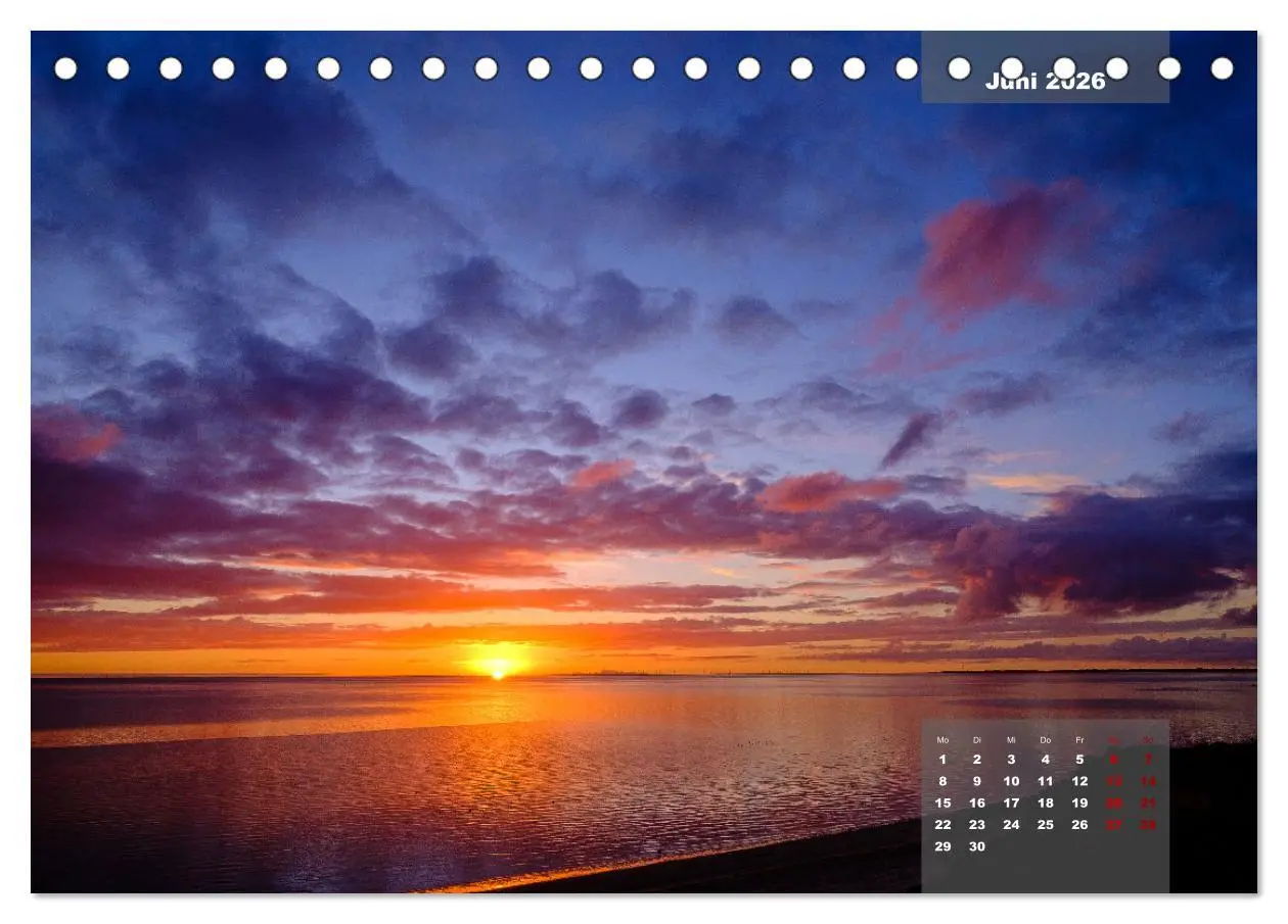 Bild: 9783457596357 | feeling Sylt (Tischkalender 2026 DIN A5 quer), CALVENDO Monatskalender