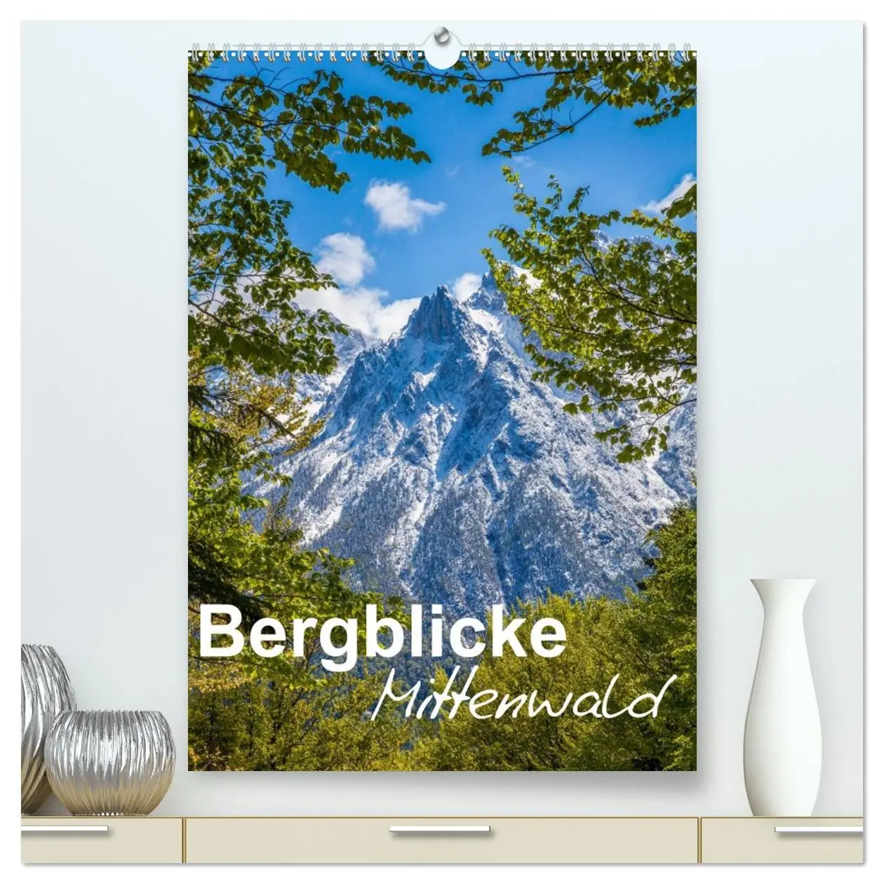 Cover: 9783516446357 | Bergblicke - Mittenwald (hochwertiger Premium Wandkalender 2026 DIN...