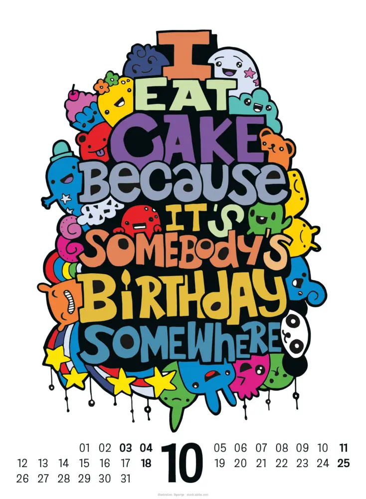 Bild: 9783838436357 | Foodie Quotes Kalender 2026 | Ackermann Kunstverlag GmbH | Kalender