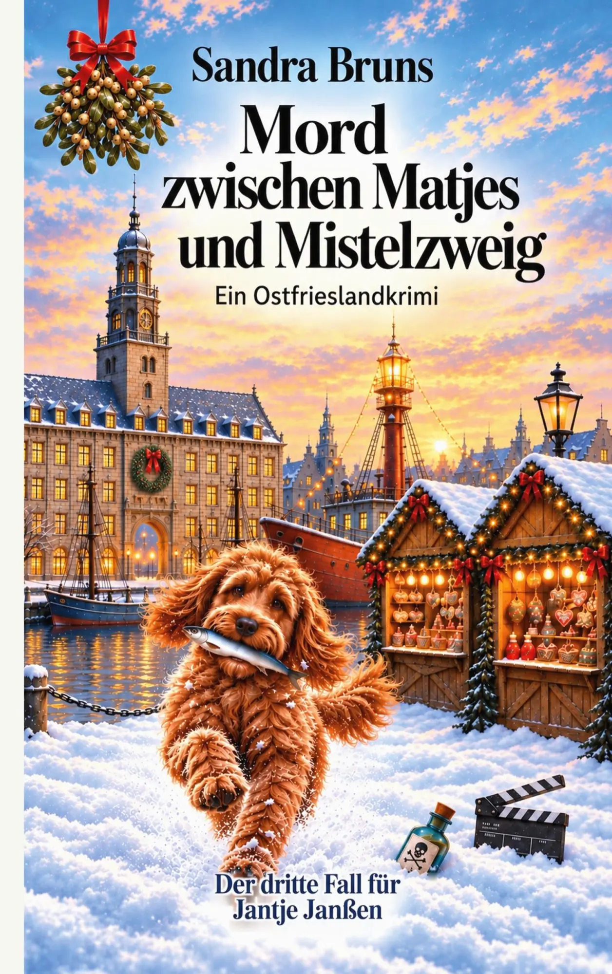Cover: 9783982816357 | Mord zwischen Matjes und Mistelzweig | Ein Ostfrieslandkrimi | Bruns