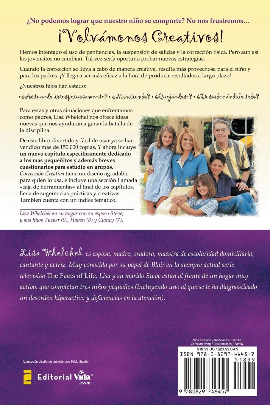 Rückseite: 9780829746457 | Correcci N Creativa | Ideas Extraordinarias Para La Disciplina Diaria