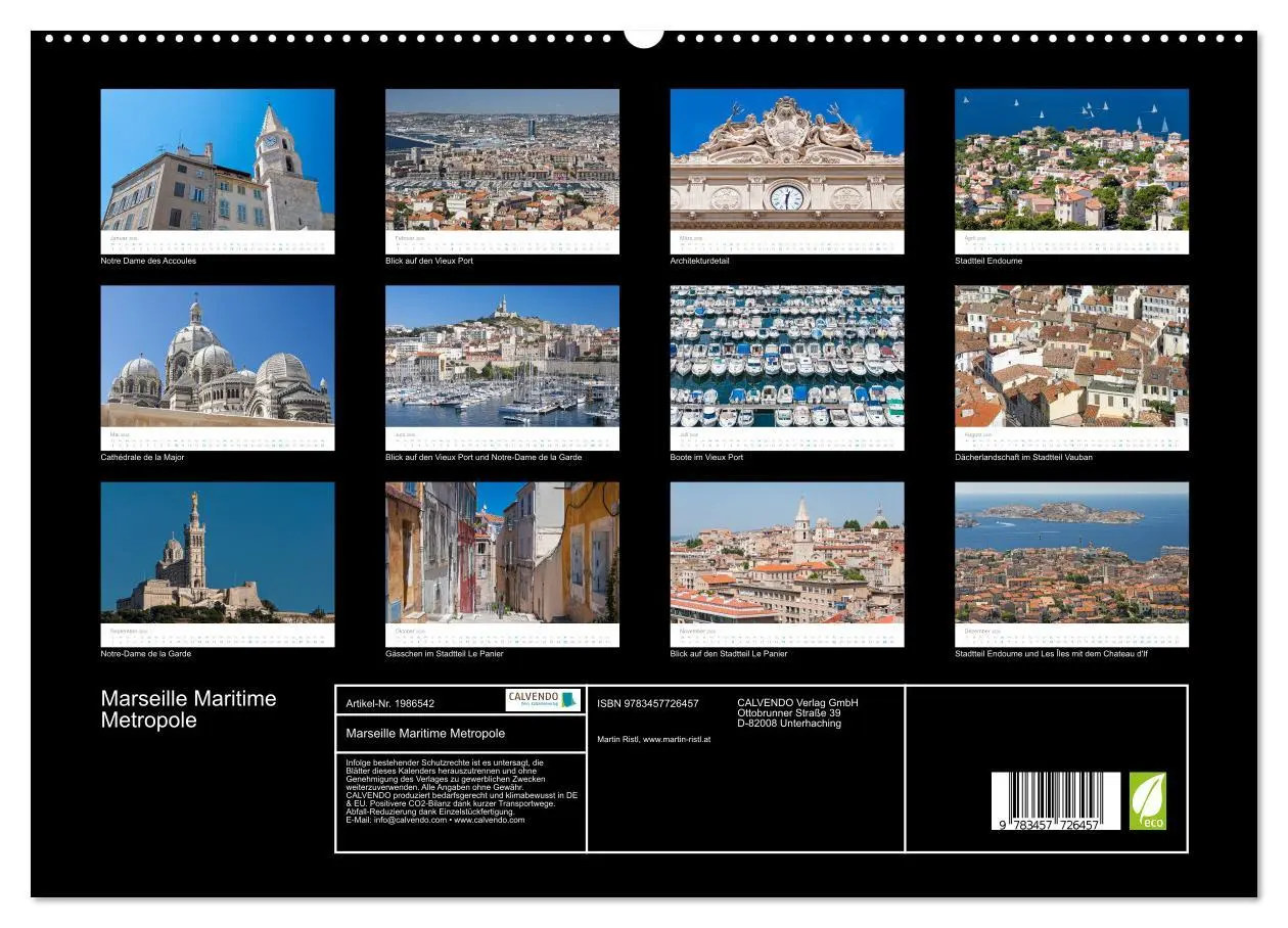 Bild: 9783457726457 | Marseille Maritime Metropole (hochwertiger Premium Wandkalender...