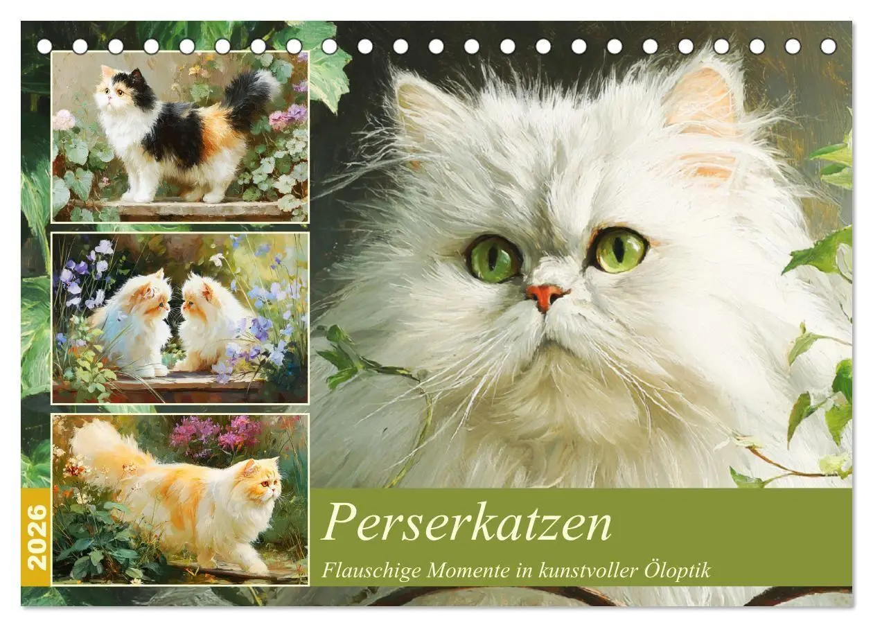 Cover: 9783516746457 | Perserkatzen. Flauschige Momente in kunstvoller Öloptik...