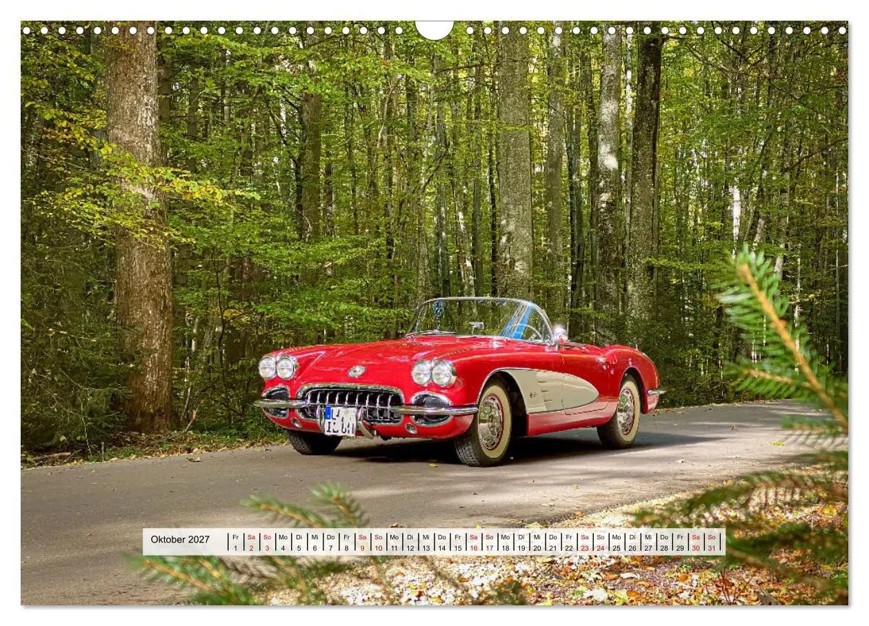 Bild: 9783569456457 | American Deam Car Corvette C1 (Wandkalender 2027 DIN A3 quer),...