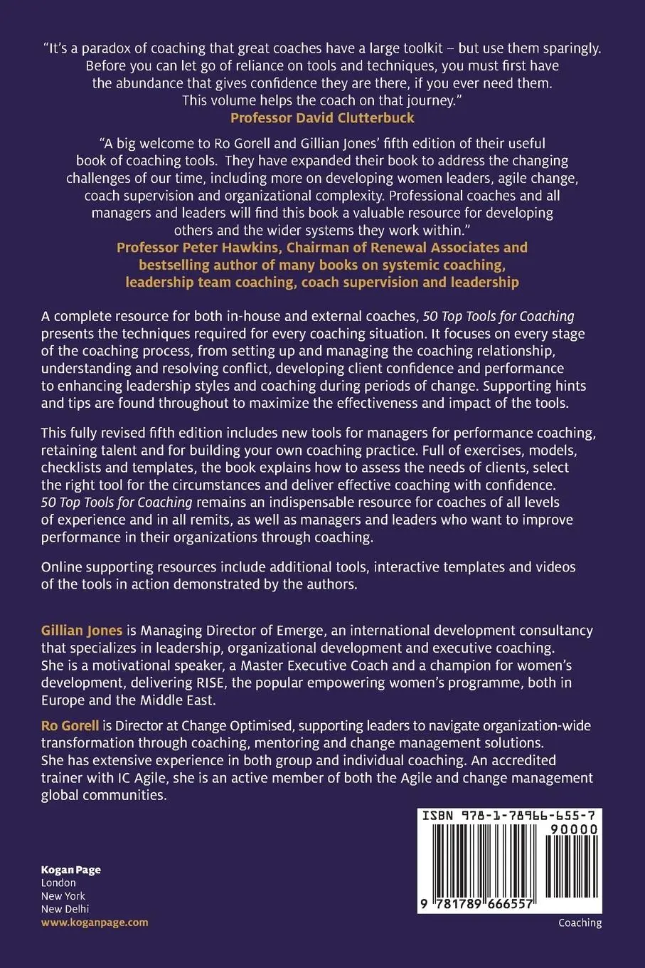 Rückseite: 9781789666557 | 50 Top Tools for Coaching | Gillian Jones (u. a.) | Taschenbuch | 2021