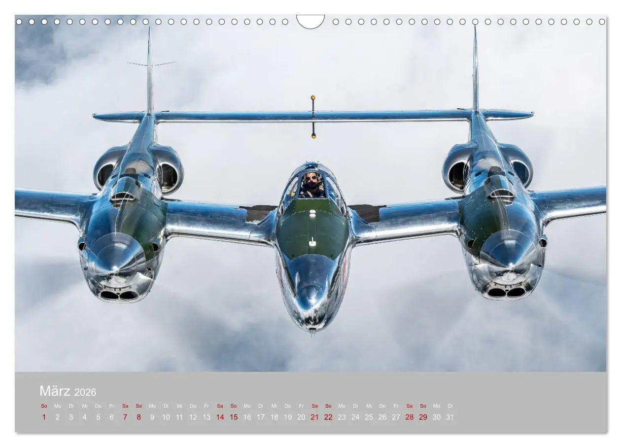 Bild: 9783457716557 | Fliegende Legenden - Warbirds (Wandkalender 2026 DIN A3 quer),...
