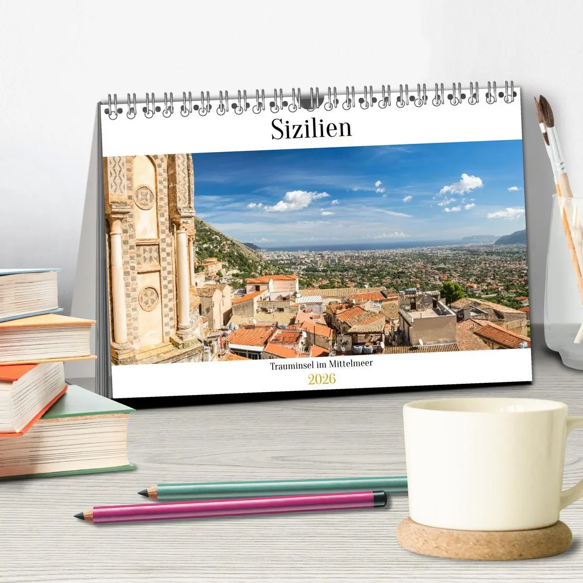 Bild: 9783516596557 | Sizilien: Trauminsel im Mittelmeer (Tischkalender 2026 DIN A5...
