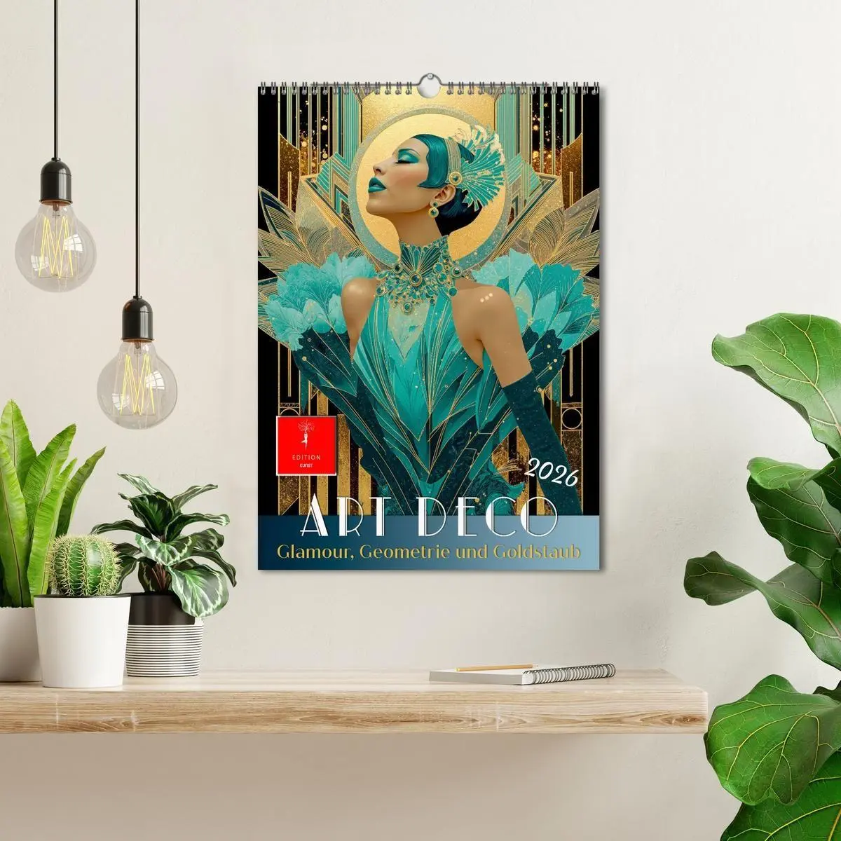 Bild: 9783516736557 | Art Deco - Glamour, Geometrie und Goldstaub (Wandkalender 2026 DIN...
