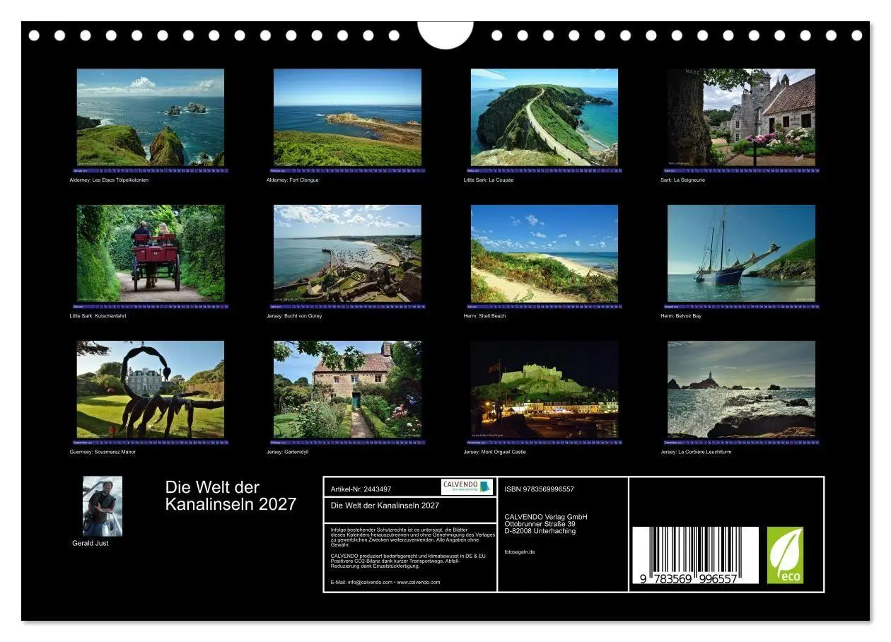 Bild: 9783569996557 | Die Welt der Kanalinseln 2027 (Wandkalender 2027 DIN A4 quer),...