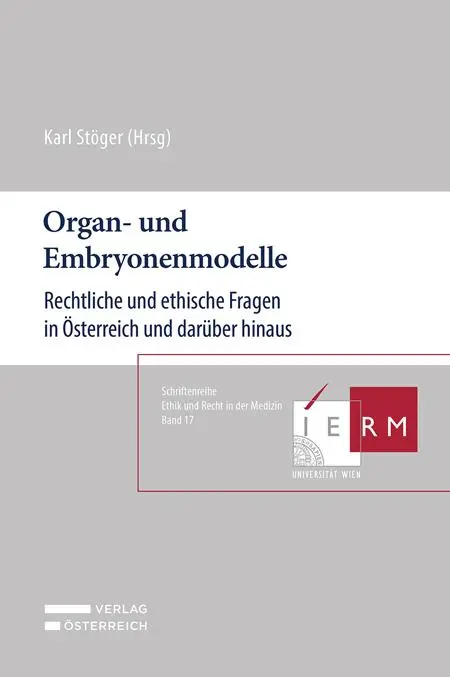 Cover: 9783704696557 | Organ- und Embryonenmodelle | Karl Stöger | Taschenbuch | Deutsch