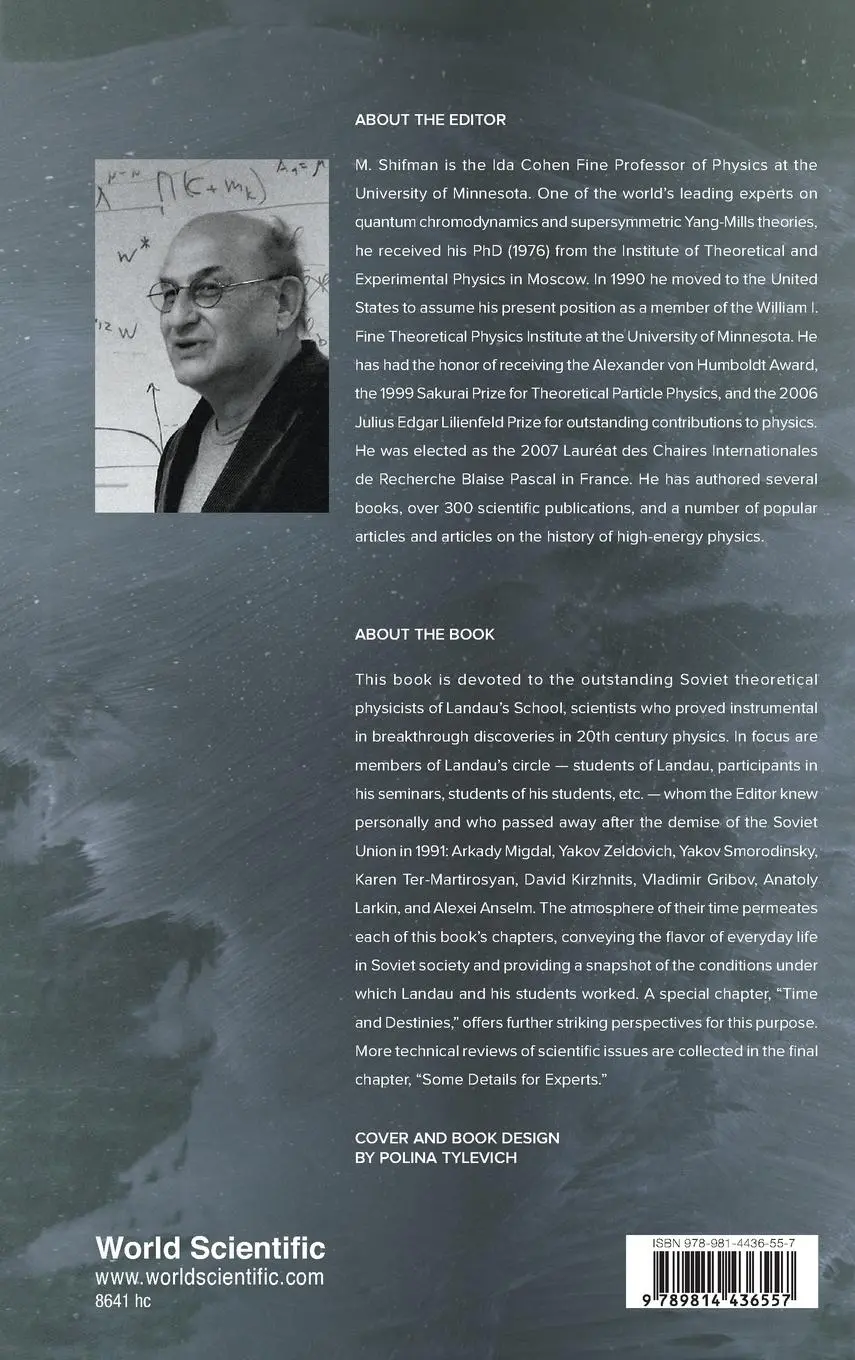 Rückseite: 9789814436557 | UNDER THE SPELL OF LANDAU | WHEN THEORETICAL PHYSICS WAS ... | Shifman