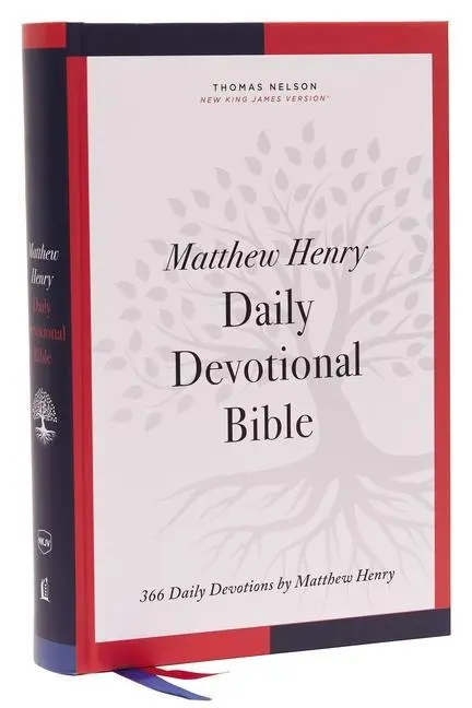 Cover: 9780785246657 | NKJV, Matthew Henry Daily Devotional Bible, Hardcover, Red Letter,...