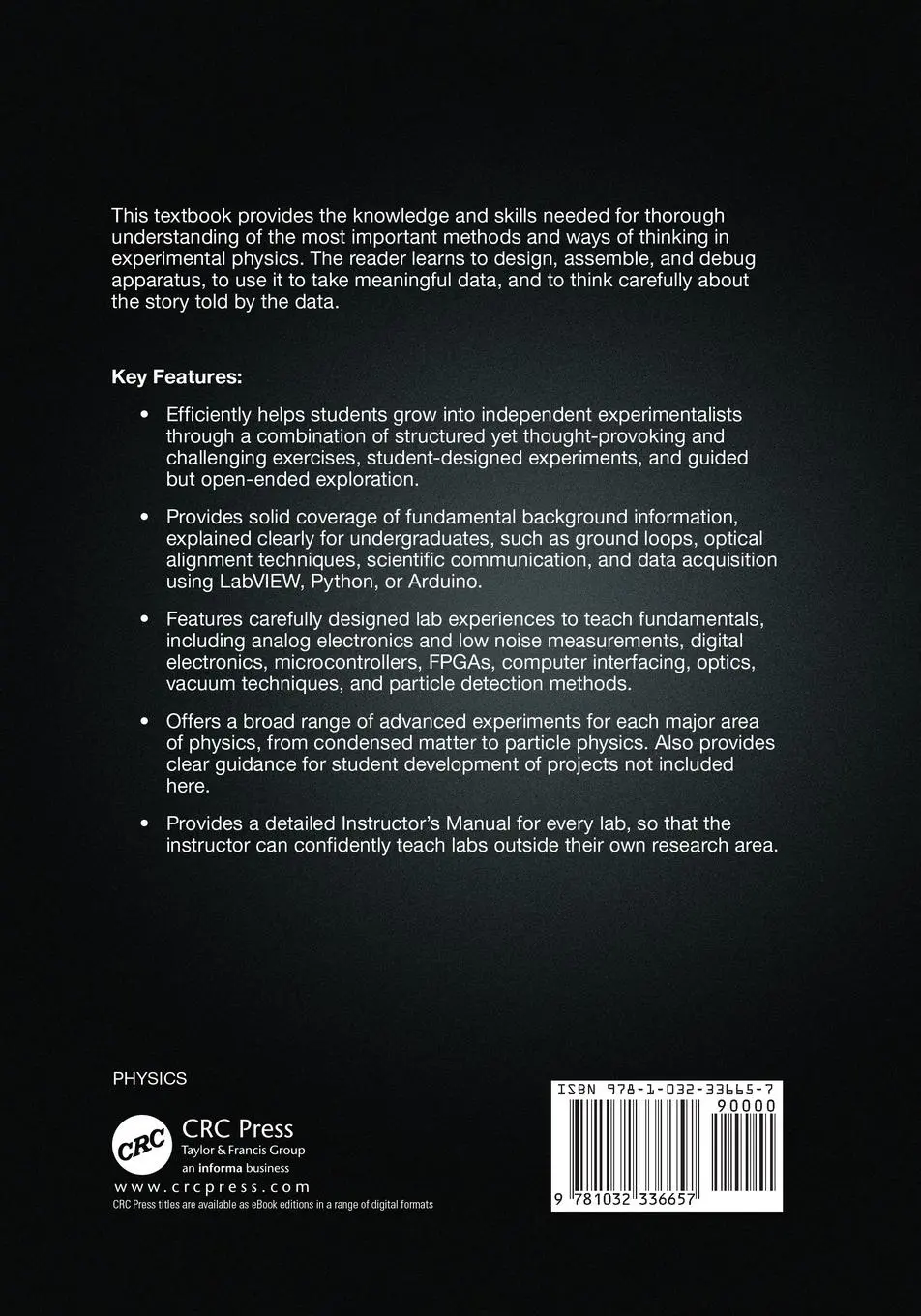 Rückseite: 9781032336657 | Experimental Physics | Principles and Practice for the Laboratory