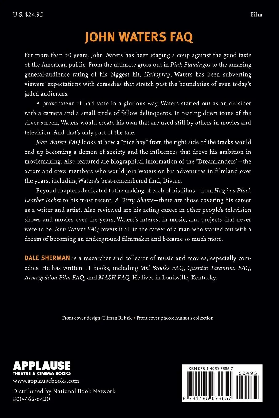 Rückseite: 9781495076657 | John Waters FAQ | Dale Sherman | Taschenbuch | Kartoniert / Broschiert