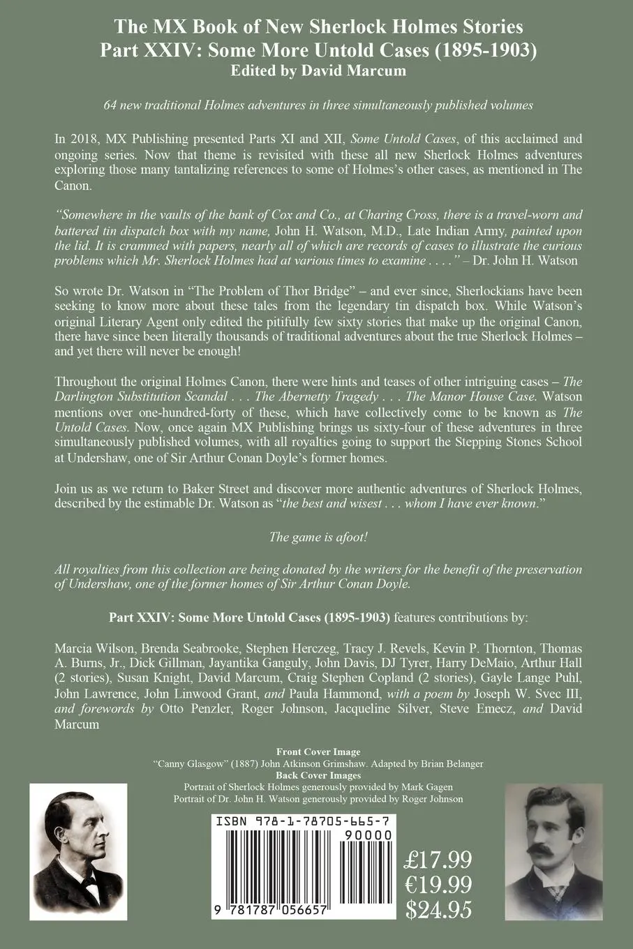 Rückseite: 9781787056657 | The MX Book of New Sherlock Holmes Stories Some More Untold Cases...
