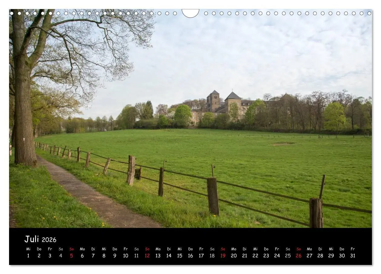 Bild: 9783516106657 | Billerbeck - Perle der Baumberge (Wandkalender 2026 DIN A3 quer),...