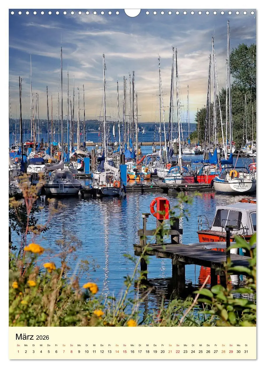 Bild: 9783516346657 | Flensburg - so bezaubernd (Wandkalender 2026 DIN A3 hoch), CALVENDO...