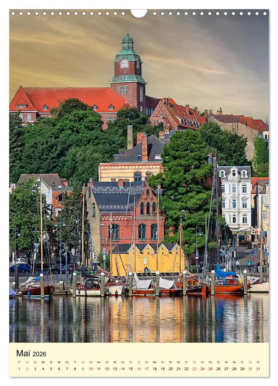 Bild: 9783516346657 | Flensburg - so bezaubernd (Wandkalender 2026 DIN A3 hoch), CALVENDO...