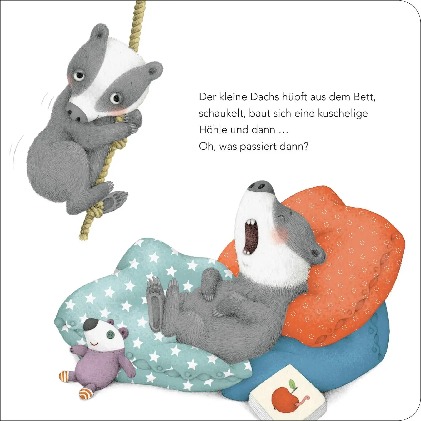 Bild: 9783737356657 | "Ich bin gar nicht müde!", sagt der kleine Dachs (Einschlaf-Buch)