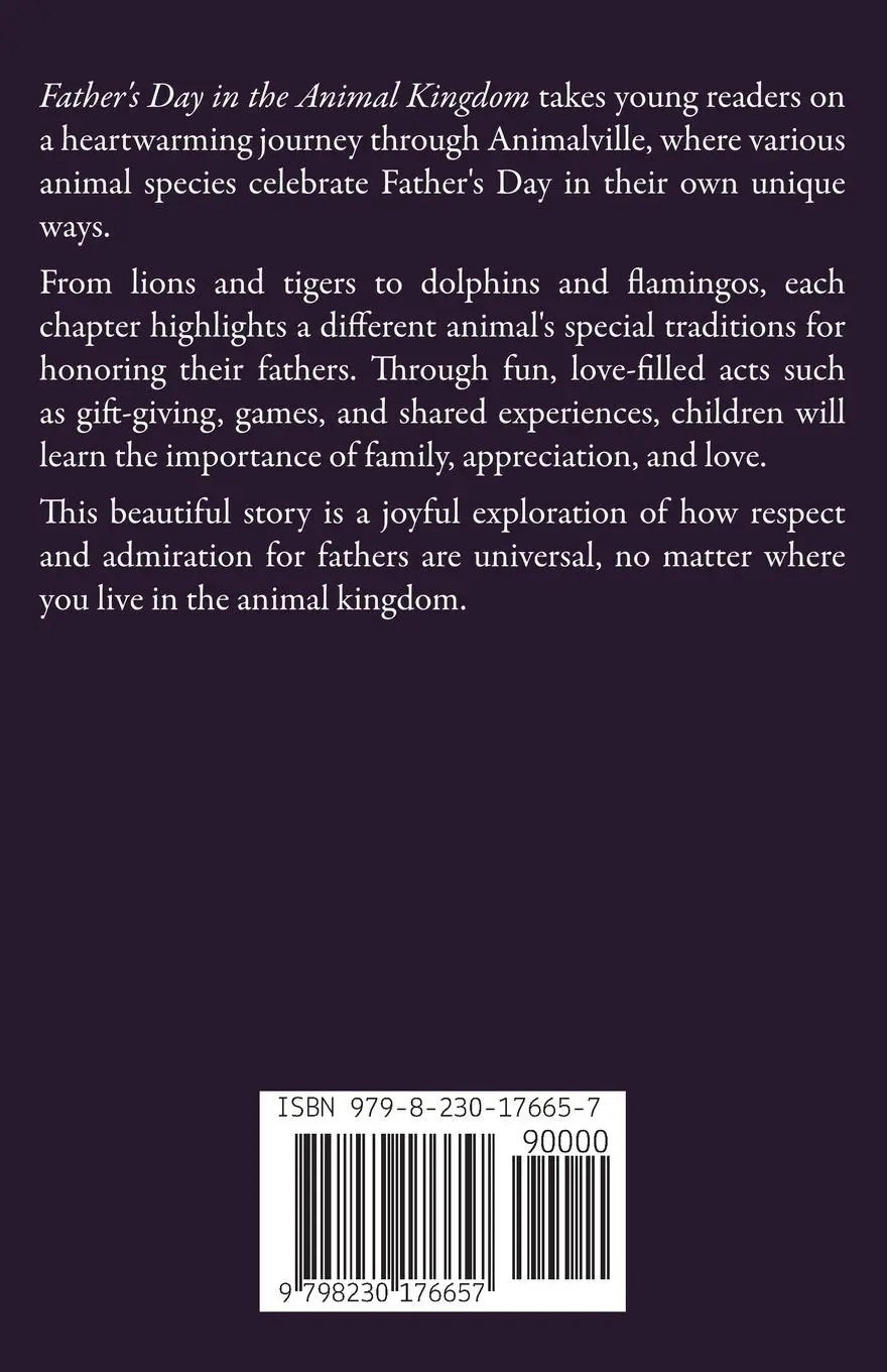 Rückseite: 9798230176657 | Father's Day in the Animal Kingdom | Michael Scott | Taschenbuch