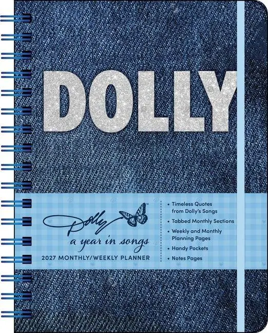 Cover: 9798881606657 | Dolly Parton: A Year in Songs Deluxe Organizer 2027 Weekly Planner...