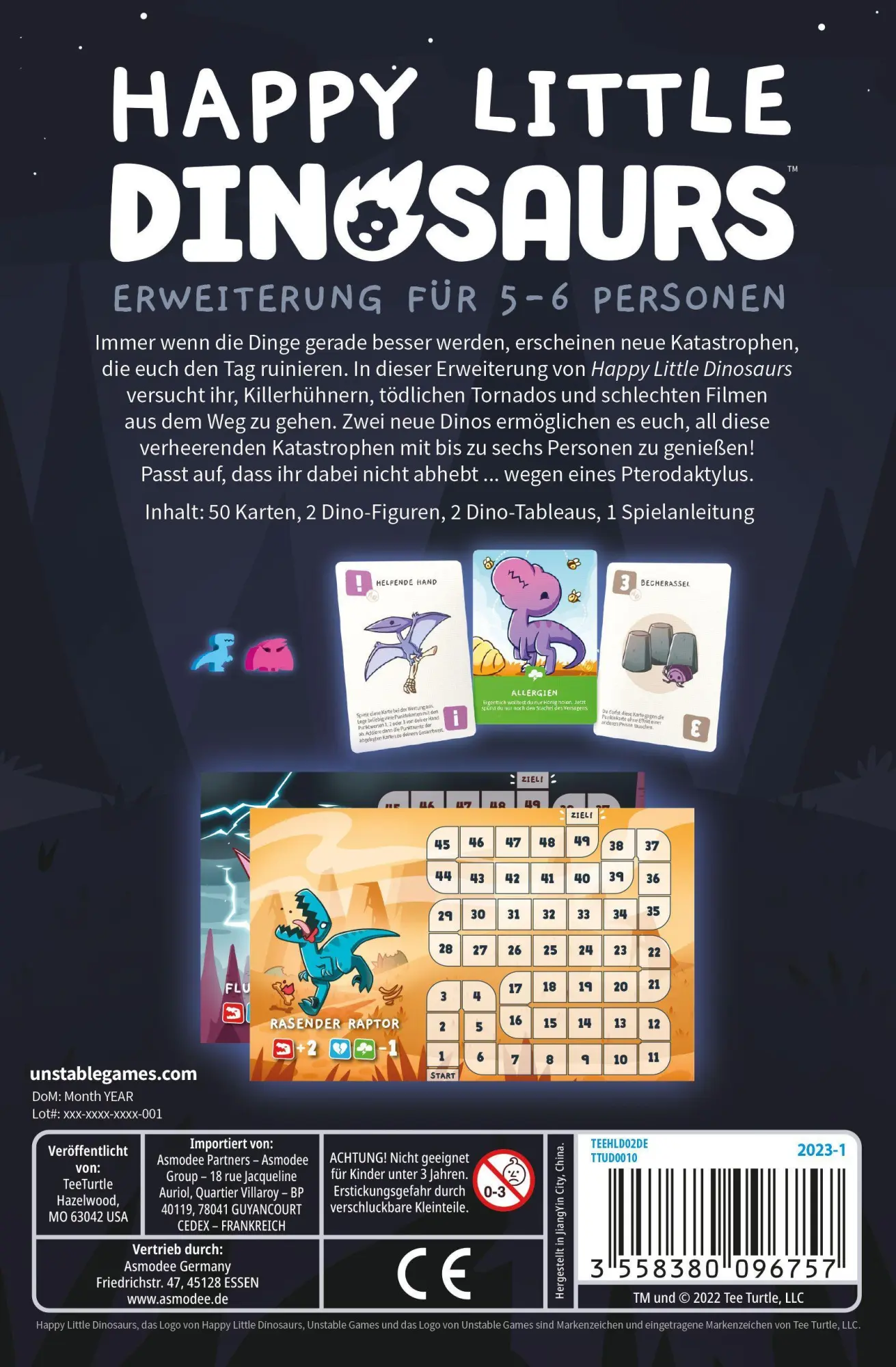 Bild: 3558380096757 | Happy Little Dinosaurs - Erweiterung für 5 bis 6 Personen | Ramy Badie