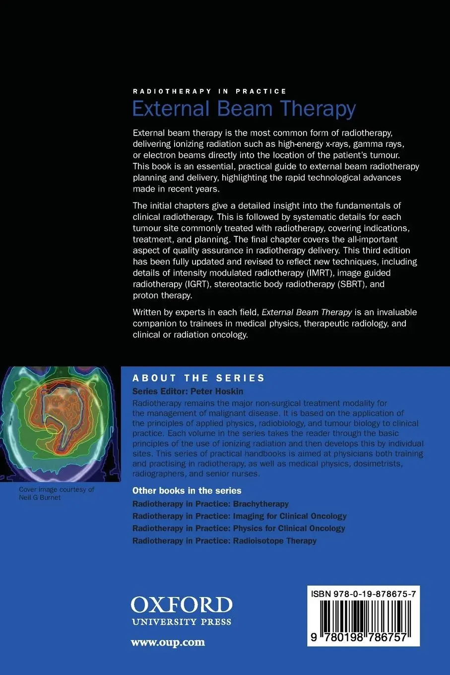 Rückseite: 9780198786757 | External Beam Therapy | Peter Hoskin | Taschenbuch | Englisch | 2019
