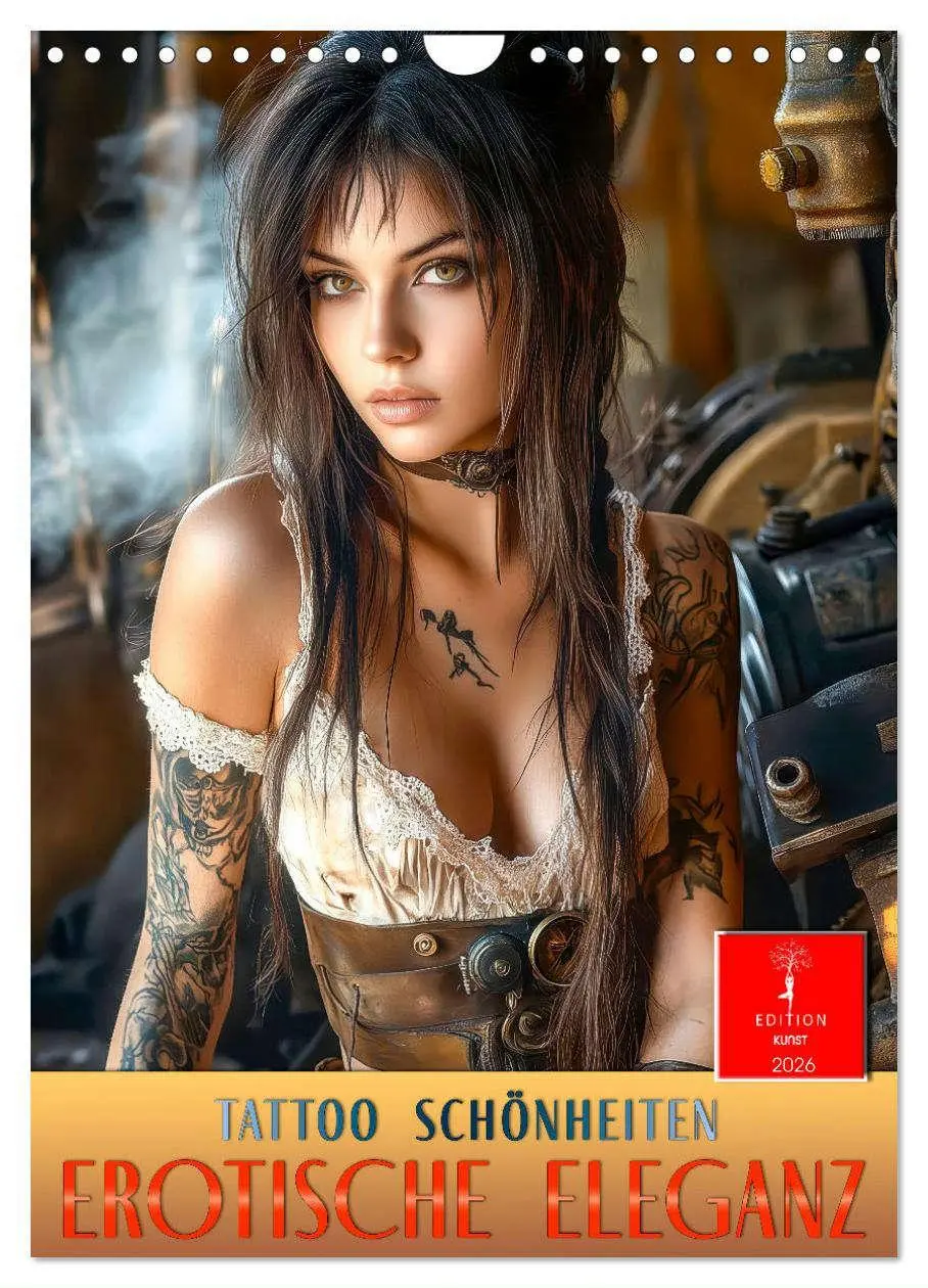 Cover: 9783457246757 | Tattoo Schönheiten - erotische Eleganz (Wandkalender 2026 DIN A4...