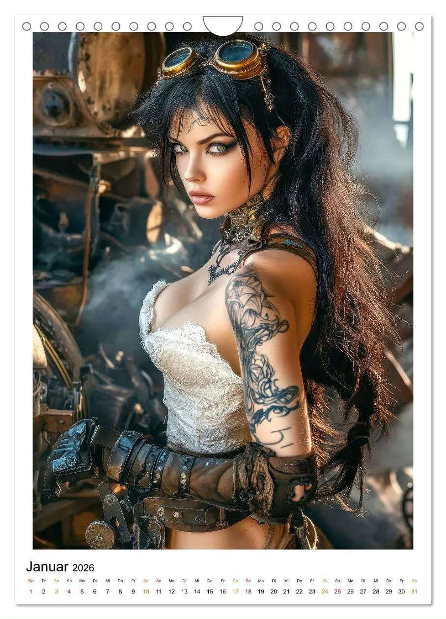 Bild: 9783457246757 | Tattoo Schönheiten - erotische Eleganz (Wandkalender 2026 DIN A4...