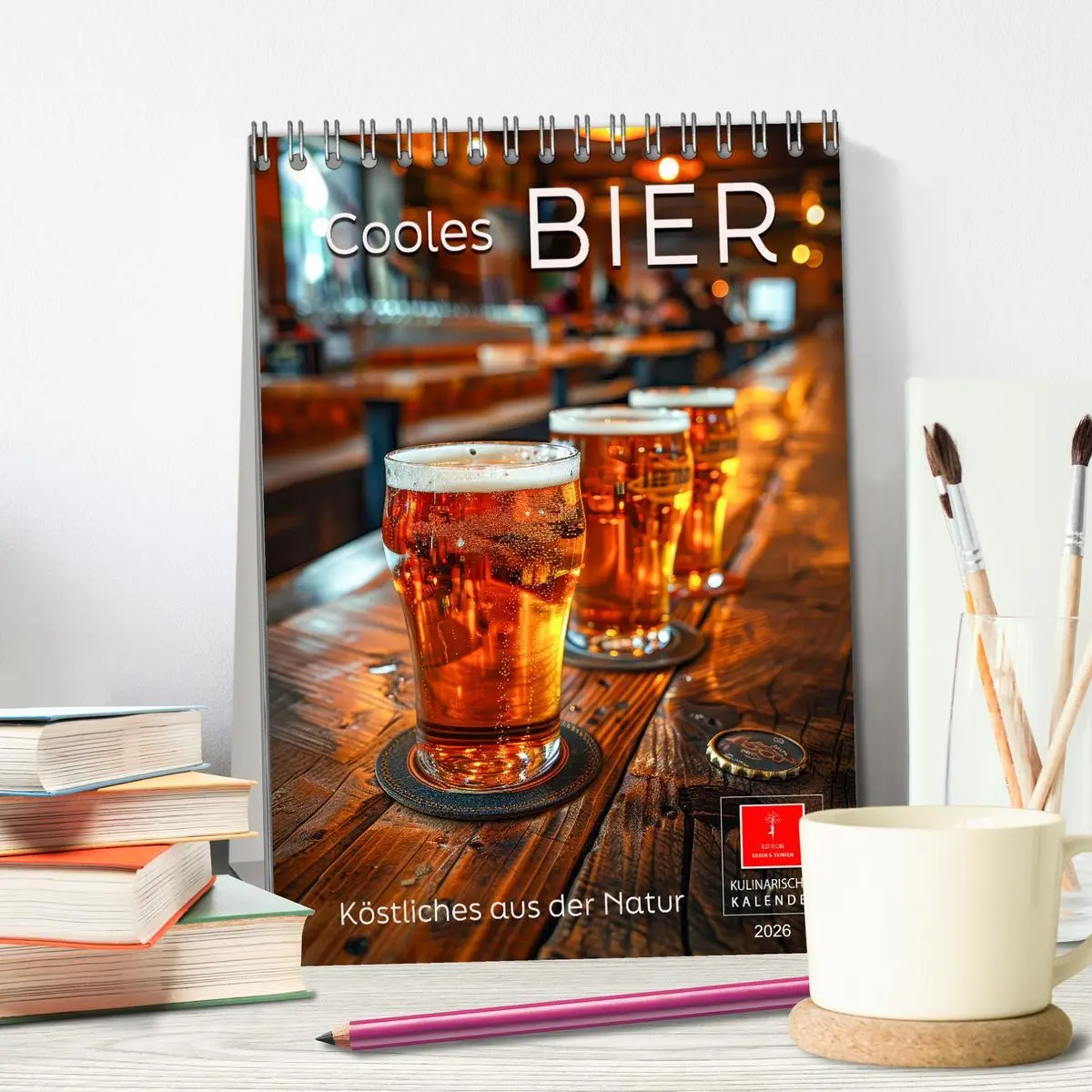 Bild: 9783516266757 | Cooles Bier - Köstliches aus der Natur. (Tischkalender 2026 DIN A5...