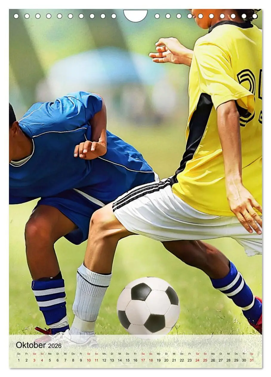 Bild: 9783516336757 | Fußballfieber extrem (Wandkalender 2026 DIN A4 hoch), CALVENDO...