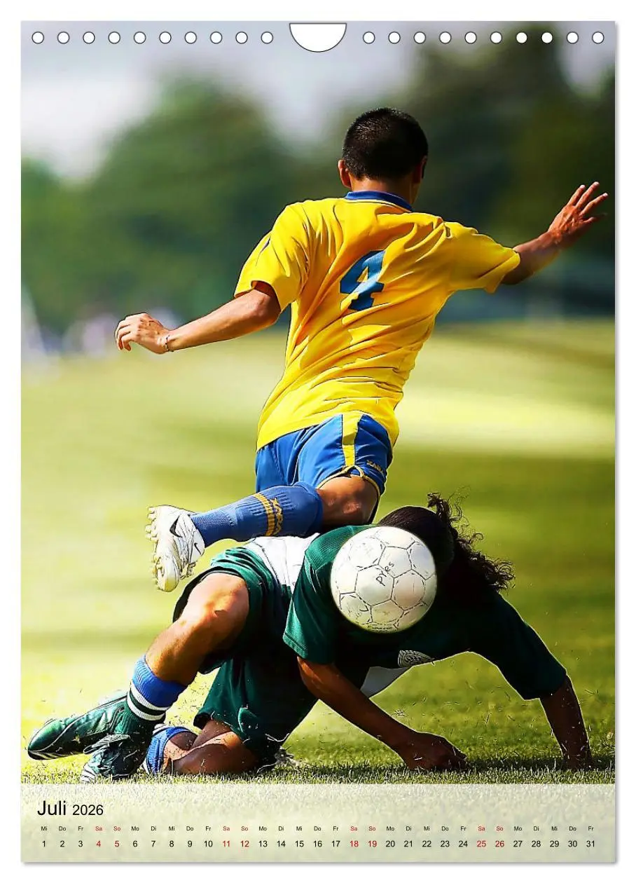 Bild: 9783516336757 | Fußballfieber extrem (Wandkalender 2026 DIN A4 hoch), CALVENDO...