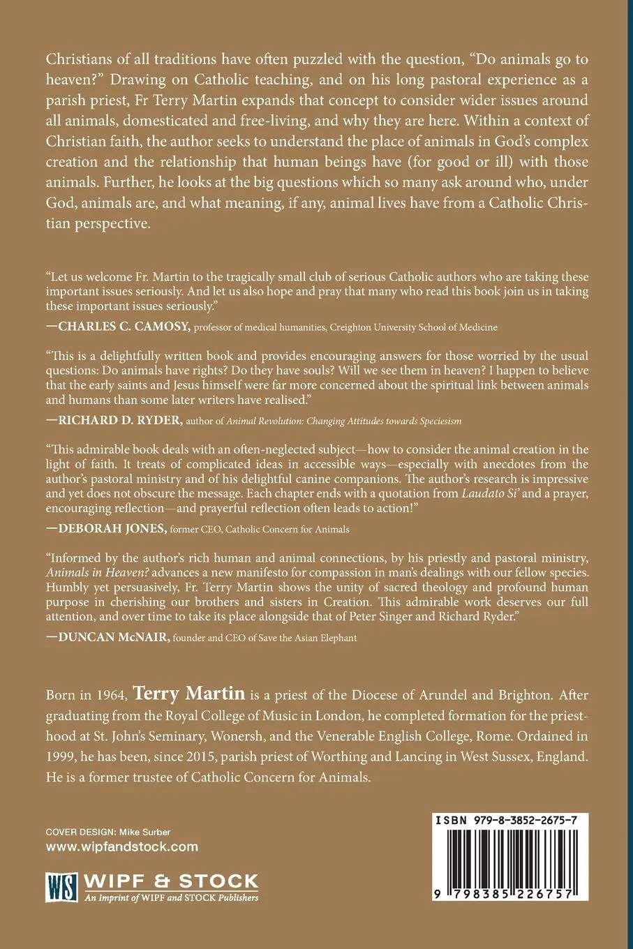 Rückseite: 9798385226757 | Animals in Heaven? | Terry Martin | Taschenbuch | Englisch | 2024