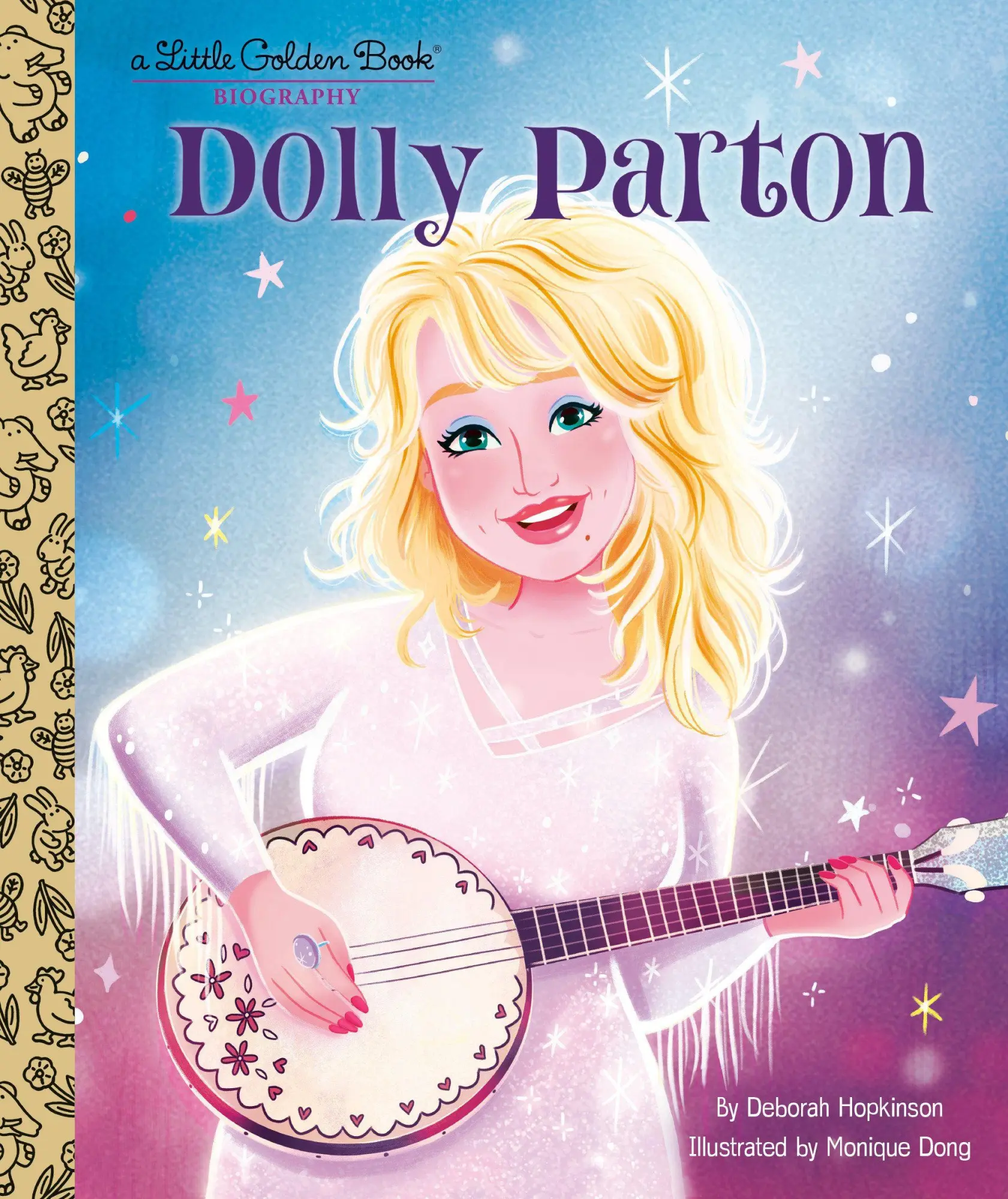 Cover: 9780593306857 | Dolly Parton: A Little Golden Book Biography | Deborah Hopkinson