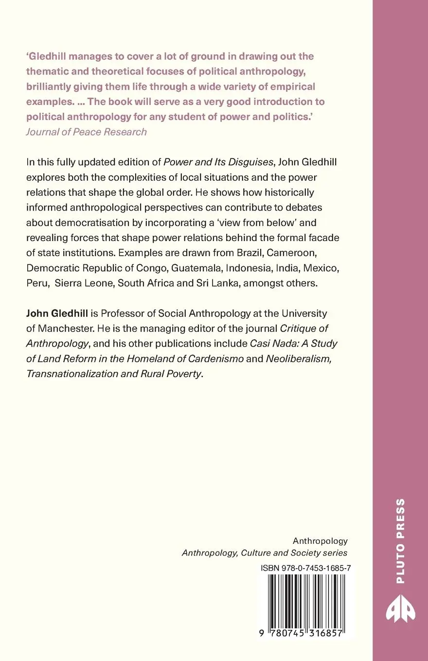 Rückseite: 9780745316857 | Power And Its Disguises | Anthropological Perspectives On Politics
